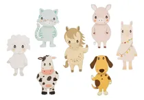 Comprar Animales Para El Al Agua X7 Figuras Goma Eva Baño Bañera 