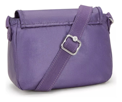 Bolsa Kipling Sabian Color Metallic Mauve