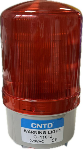 Baliza Estroboscópica Sin Sirena Led Roja 220v.