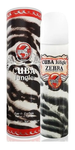 Cuba Jungle Zebra Eau De Parfum By Parfums Des Champs Volume da unidade 100 mL