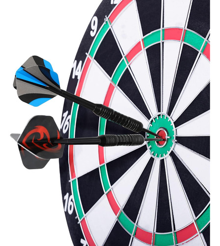 Darts De Punta De Acero De Accmor, 12 Pcs Metal Darts, 24 G