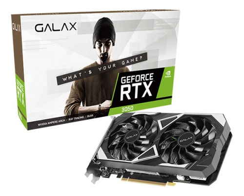 Placa De Vídeo Galax Nvidia Geforce Rtx 3050 Ex Oc 6gb Gddr6