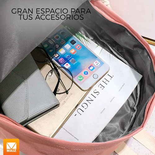 Mochila Juvenil Escolar Bolsa Lapicera Casual Estudiante