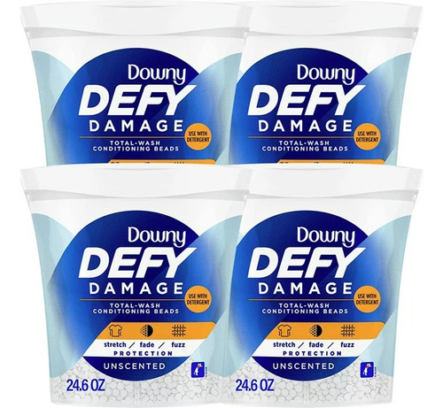 Downy Light Lavandería, Lavado Fresco Paquete De 4  24.6 Oz