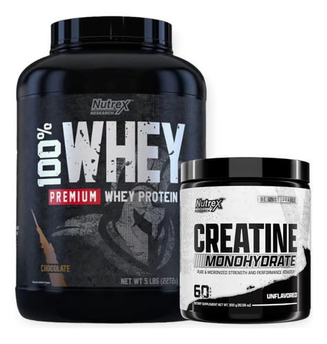 Pack Proteina 100% Whey Premiun 5lb +creatina Drive- Nutrex