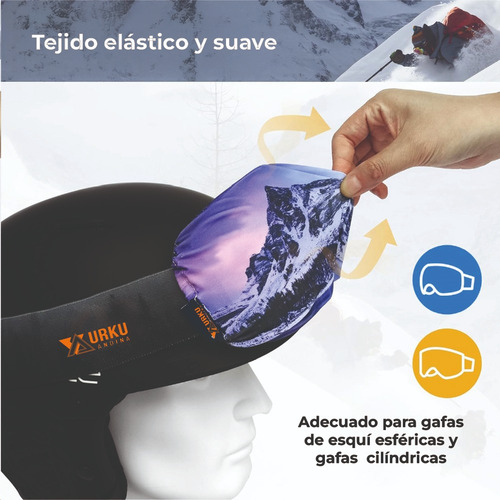 Funda Antiparras Ski/snow/bici Microfibra Rash