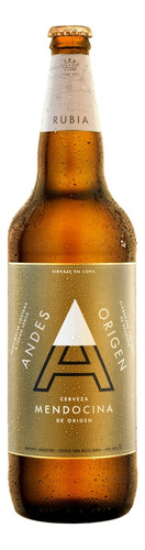 Cerveza Andes Origen Rubia Golden envase retornable 1 L