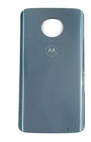 Tampa Traseira Moto G6 Plus Xt1926 Azul/cinza Claro Original