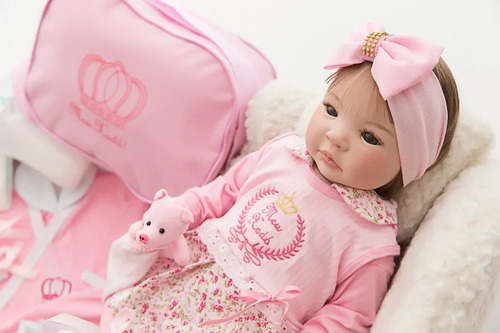 Bebê Reborn Menina Original 100% Silicone