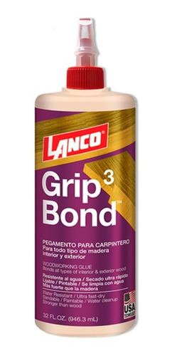 Grip Bond 3 1.0 Lt Lanco | Cola Fría Extra Firme