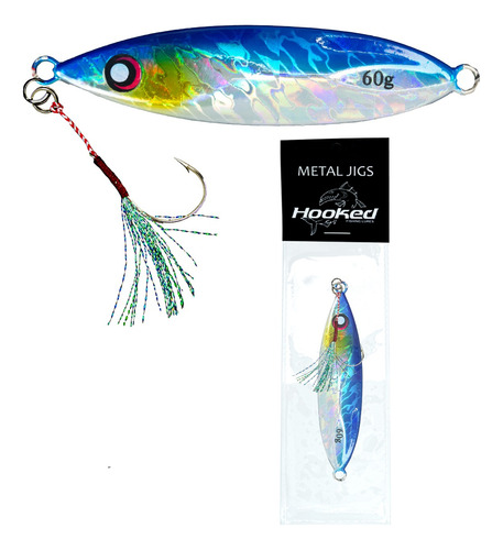 Señuelo Jig Eye Glow 60g Currican Pesca Brillan Obscuridad