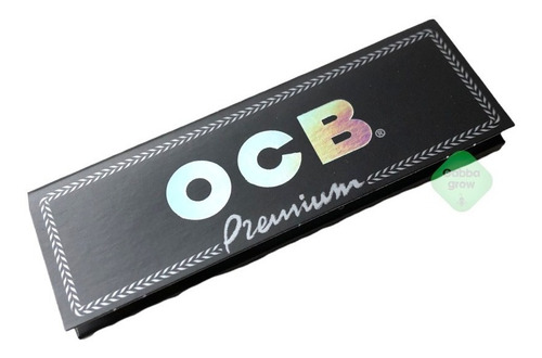 Papelillo Ocb Negro 1 1/4 77mm 25 Libros De 50 Papelillos