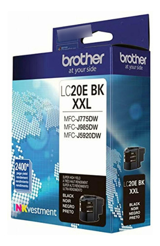 Brother Lc20ebk Super High Yield Black Ink Cartridge