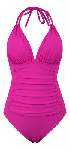 Trajes De Baño Sexy Push Up Monokini Con Control De Barriga