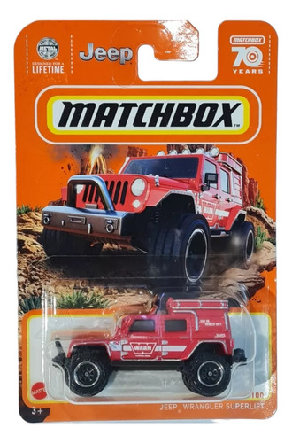 Matchbox N° 42 Jeep Wrangler Superlift - Mdq