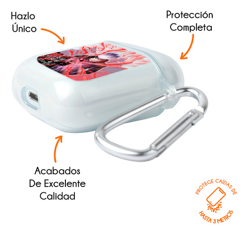 Funda Para AirPods Jujutsu Kaisen Satoru Gojo Nombre