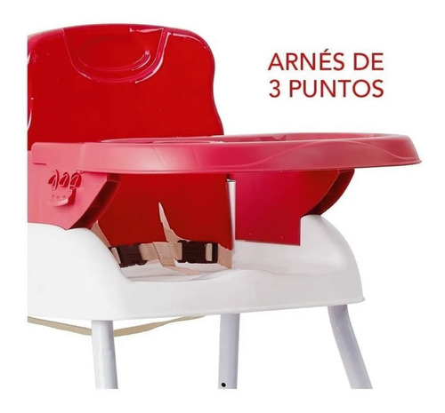 Imagen 5 de 6 de Silla De Comer Infantil Ok Baby 3 En 1 Alta Y Booster