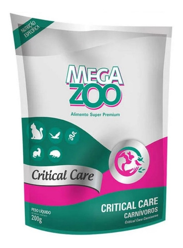 Ração Para Animais Carnívoros Critical Care 200g Megazoo