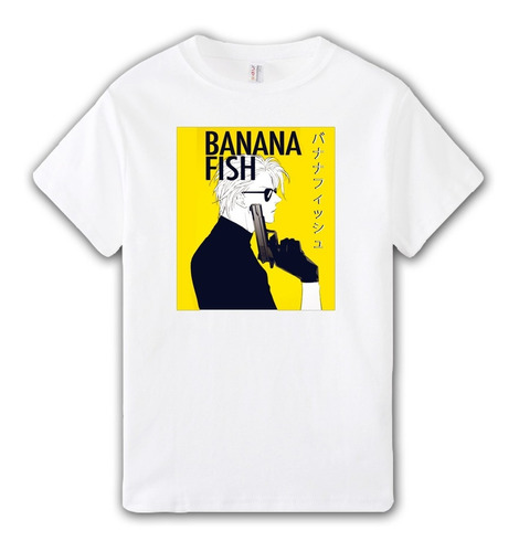 Remera Ash Banana Fish -otaku Anime Aesthetic Manga Modelo 3