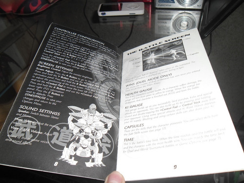 Manual Original Dbz Budokai Gamecube (Usado)