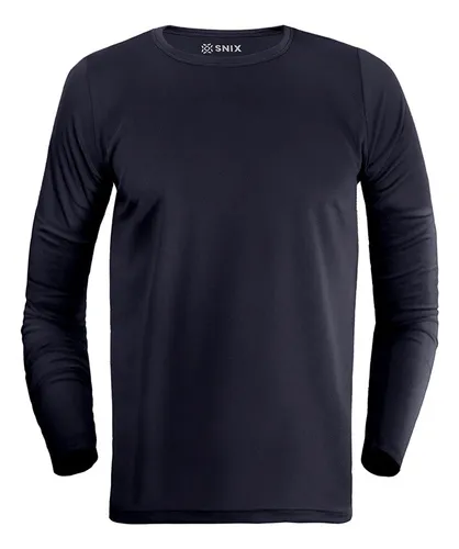 Polera Dry Fit Cuello Polo Manga Larga Infantil Snix