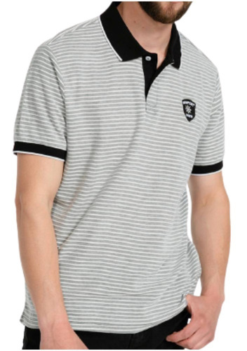 Remera Chomba Polo Newport Combinada Rayas Importada Calidad