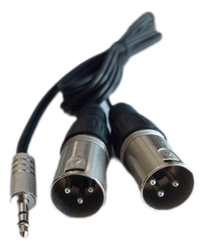 Cable Mini Plug A 2 Xlr Canon Macho Balanceados 2 Mts Pro