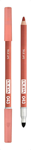 Delineador De Labios Pupa True Lips Blendable Lip Pencil Color 043 Nude Charme
