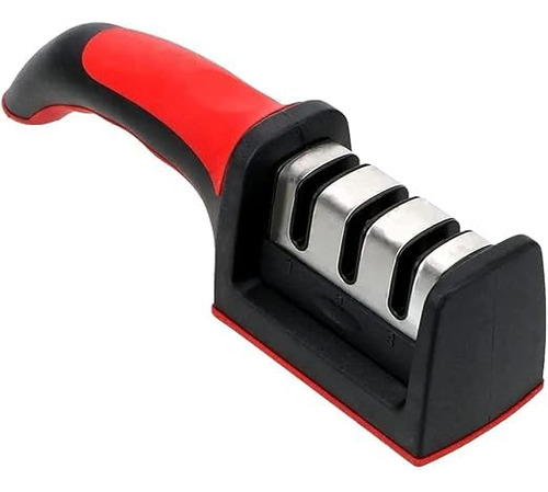 Afilador De Cuchillos Y Tijeras Profesional Manual 3 En 1
