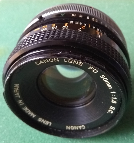 Lente (objetivo) Canon Fd 50mm (vintage) 2