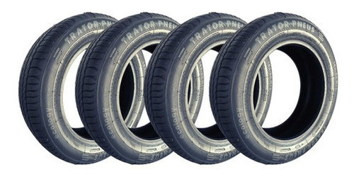 Kit  4 Pneus 185/60/15 Remold  C/ Borracha Vipal E Inmetro