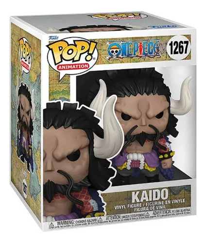 Boneco Funko Original One Piece Kaido Lider Piratas Das Fera