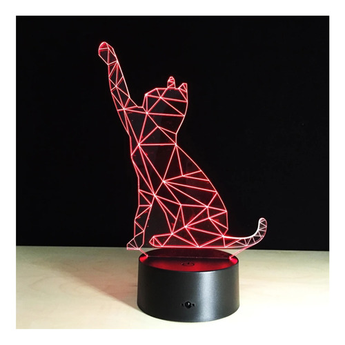 Lampara Usb Gato Patita Con Aplicación