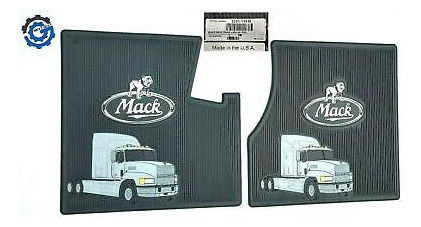 9291-71fm New Mack Ch Truck Oem Black Rubber Mats With B Ssz