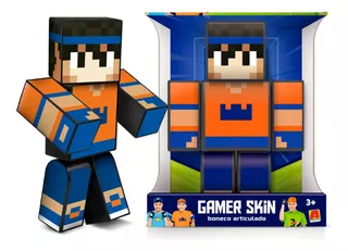 Boneco Hey Davi Gamer Família Arqueira-Pequeno-25cm-Minecraft