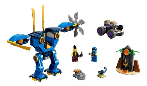 Juguete de ensamblaje electromecánico Jay Lego Ninjago Número de piezas 106