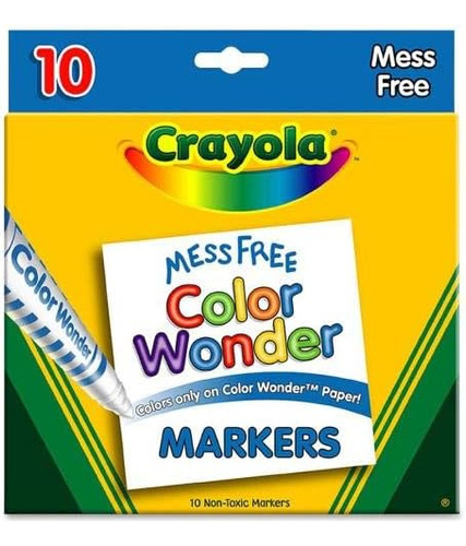 10 Marcadores De Colorear Color Wonder Crayola
