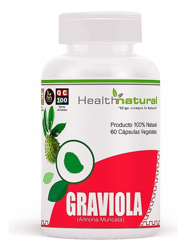 Graviola 60 Cápsulas Vegetales 500mg. Agronewen Sabor Propio