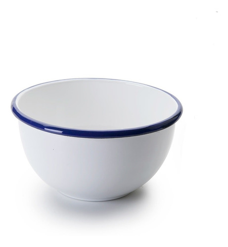 Bowl O Tazón De Peltre Blanco 14 Cm Marca Ibili