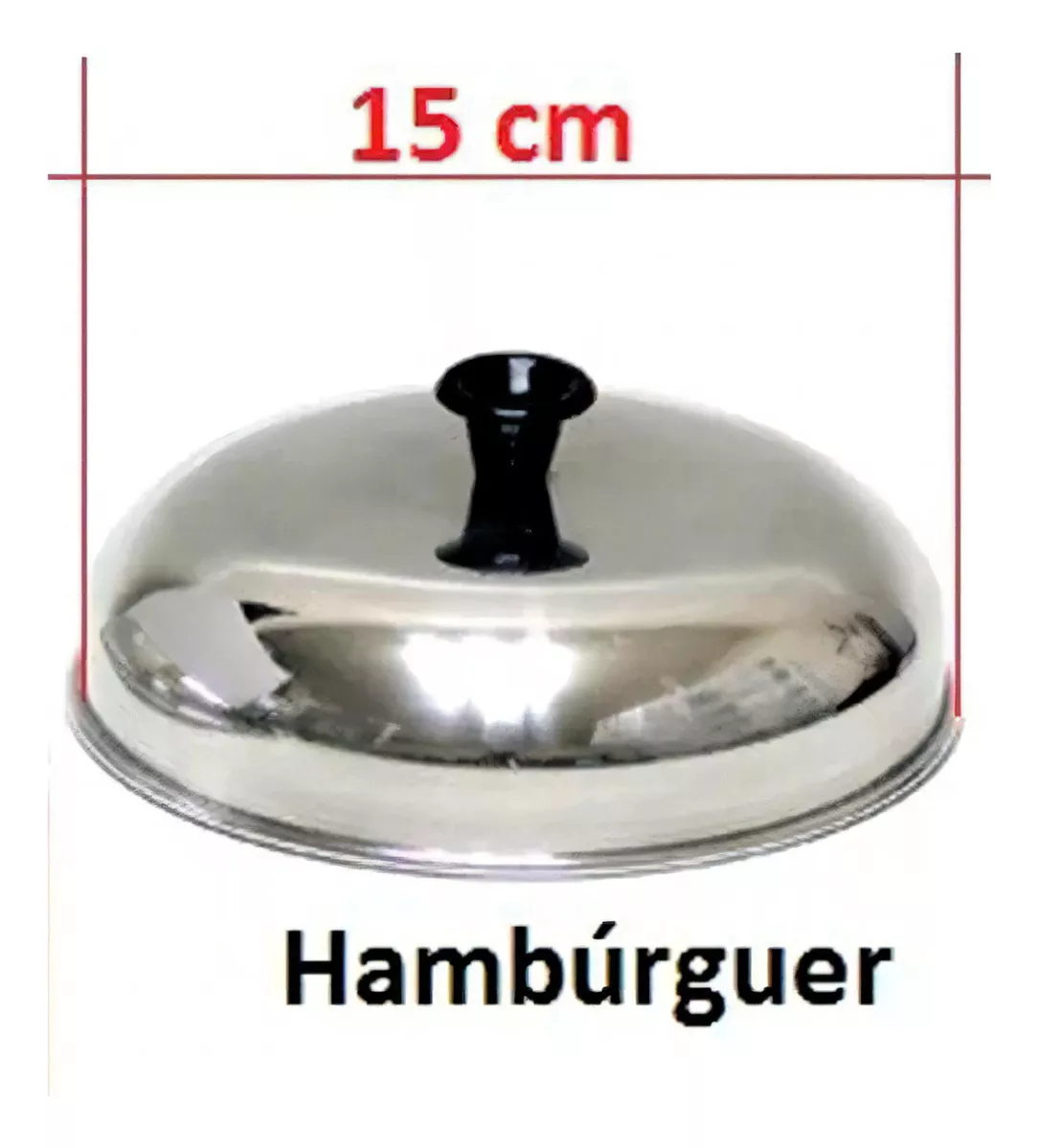 Segunda imagem para pesquisa de abafador hamburguer inox
