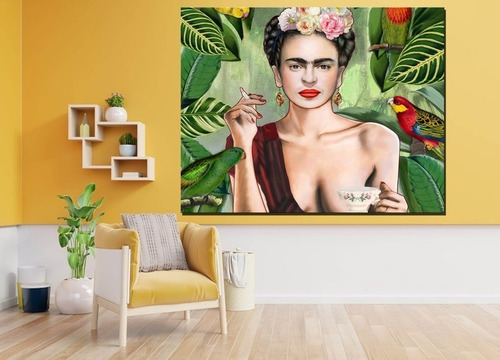 Imagen 3 de 8 de Cuadros-frida Kahlo 15 -super Resolusion - 100x70 Cm.