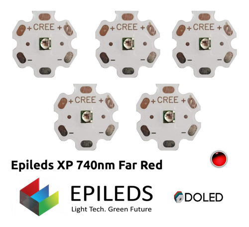 5 X Led Grow Flora 3 W Far Red 740nm 