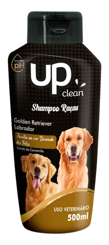 Shampoo Up Clean Raças Golden Labrador 500ml