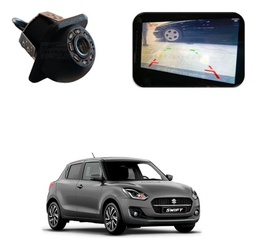 Cámara De Reversa Para Suzuki Swift 2024 Con Infrarrojo