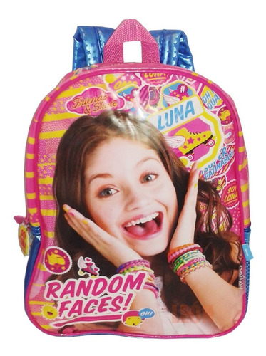 Mochila Soy Luna Chica 12 Pulgadas Jardin O Colonia Wabro