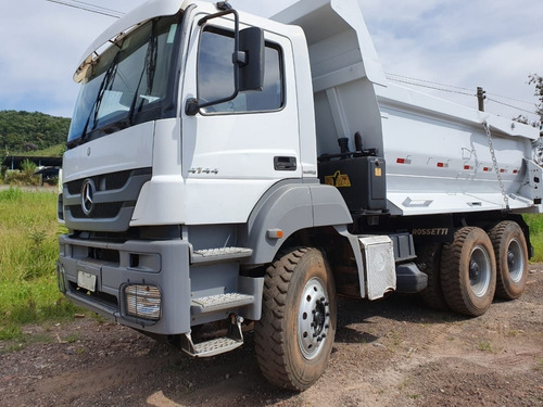 Mercedes-benz Axor 4144 6x4 Ano 2014 Caçamba Traçado