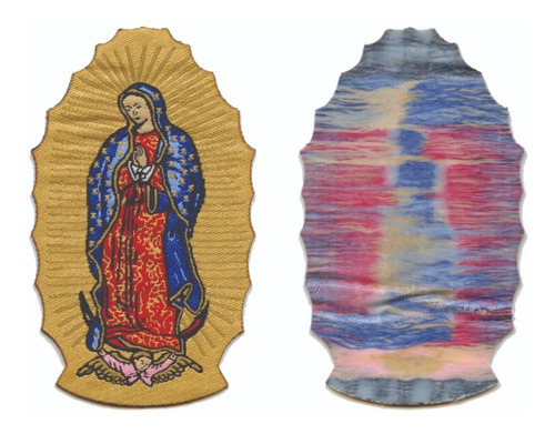 Aplicación Virgen Guadalupe 12u Para Costurar. Microbordado