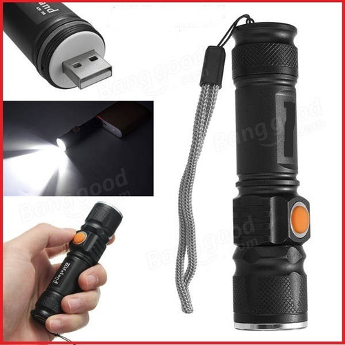 Linterna Bicicleta Recargable Usb Incluye Soporte 3000 Lumen