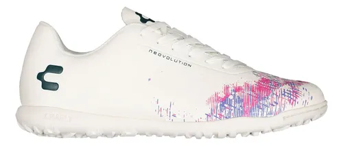 comprar Tenis De Fútbol Rápido Charly Turf Tf - 1086279 Blanco\u002Frosa