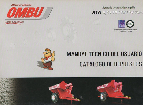 Manual Usuario Catalogo Repuestos Tolva Autodescargable Ombu